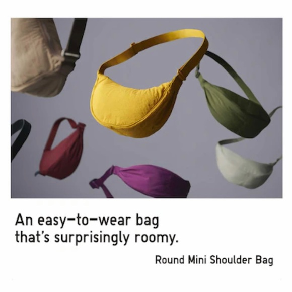 UNIQLO Round Mini Shoulder Bag (nylon) - unisex - Picture 9 of 10